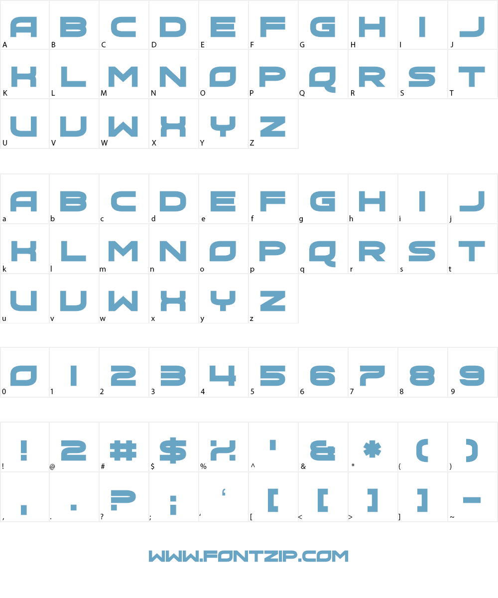 Hot Bleb Font Character